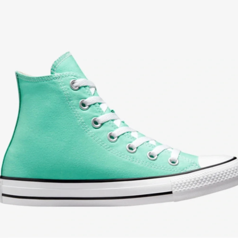 Converse Chuck Taylor All Star High Cyber Teal Women/Men Skate Shoes A03796F - Picture 2 of 5